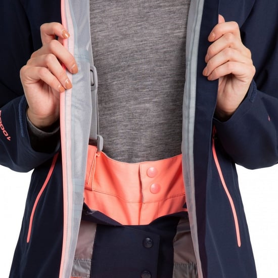 Womens/Ladies Tammin DLX Ski Jacket (Navy) - Image 6