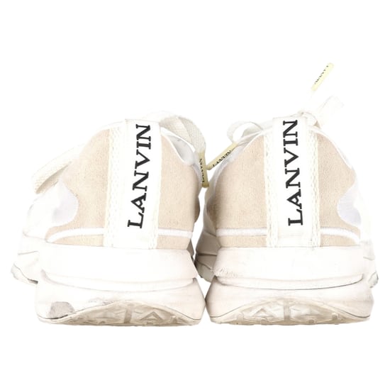 Lanvin L-I Veterschoenen in Witte Mesh - Image 5