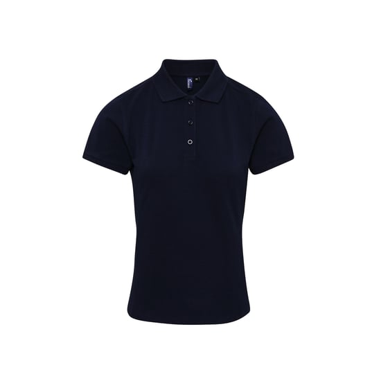 Premier Womens/Ladies Coolchecker Plus Piqu Polo With CoolPlus (Navy) - Image 1