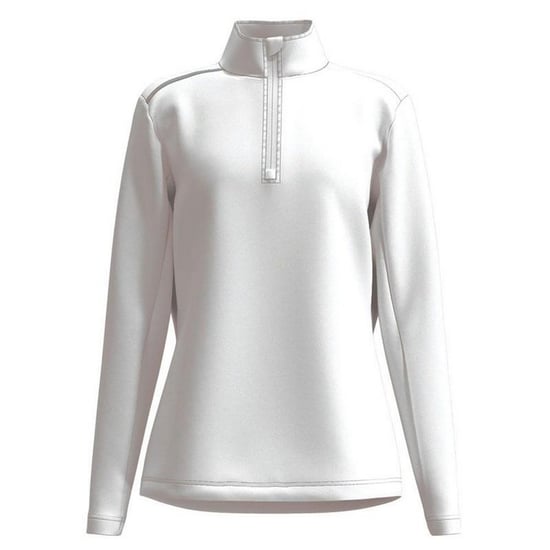 Forelson Dames/Dames Broadway Quarter Zip Golf Base Layer Top (Wit) - Image 1
