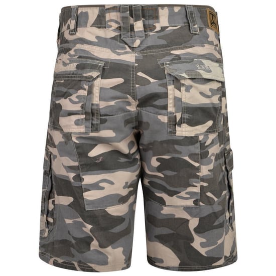 Kam Mens Camo Cargo Shorts