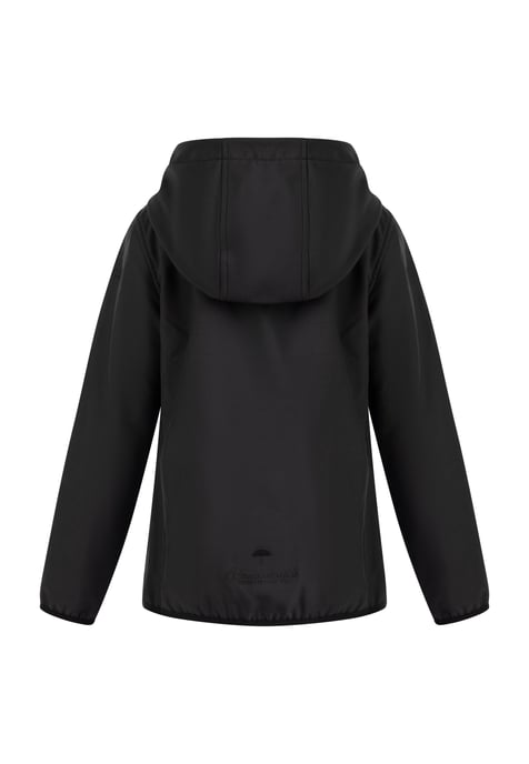 Schmuddelwedda Softshell blouson - gerecycled materiaal Meisje zwart - Image 2