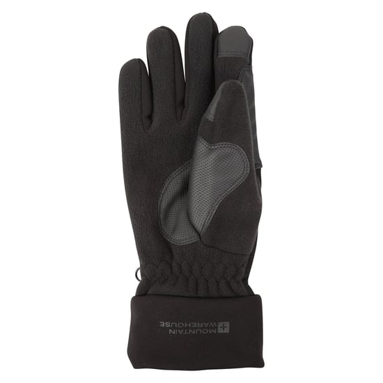 Mountain Warehouse Womens/Ladies Softshell Touch Gloves (Black) - Image 2