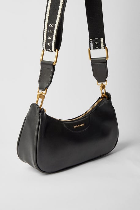 Essiy Logo Strap Shoulder Bag Black - Image 2