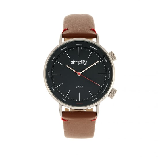 Simplify The 3300 Leather-Band Watch - Image 1