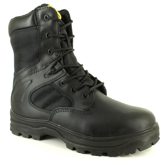 New Mens/Gents/Unisex Black Tradesafe Drill Steel Toe Cap Safety Boots
