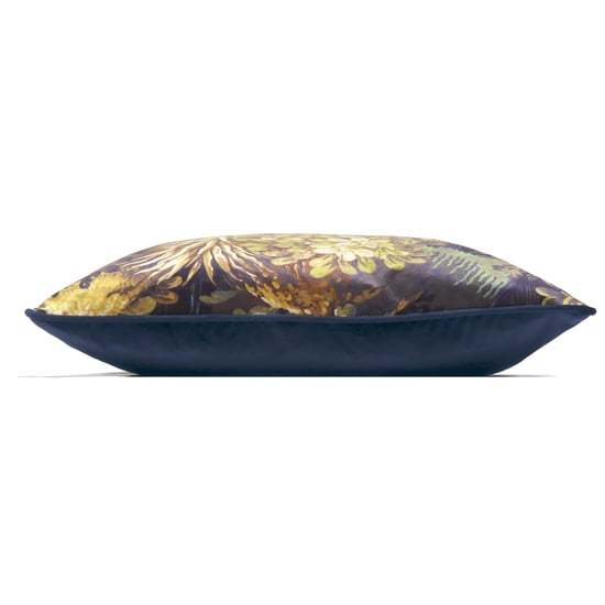 Prestigious Textiles Forbidden Forest Tropical Piped Velvet Feather Filled Cushion
