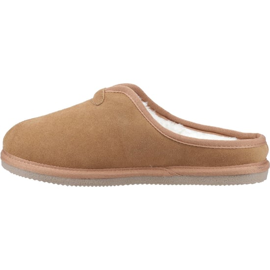 Hush Puppies Conrad Suede Men's Tan Slippers - Image 4