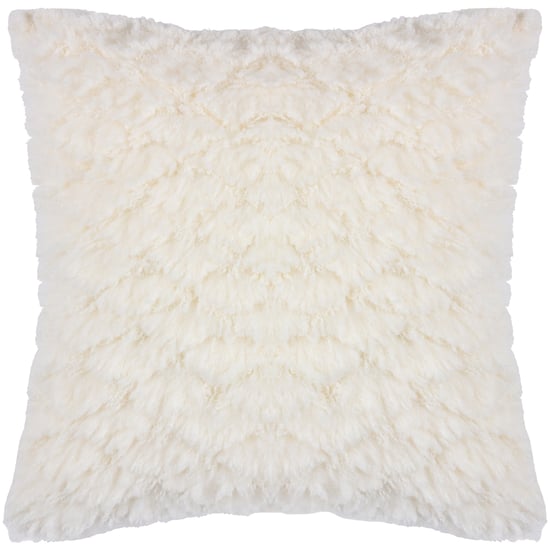 Heya Home Fluff Ball Faux Fur Cushion