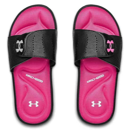 Women's Under Armour UA Ignite IX Slide Sandals in Black