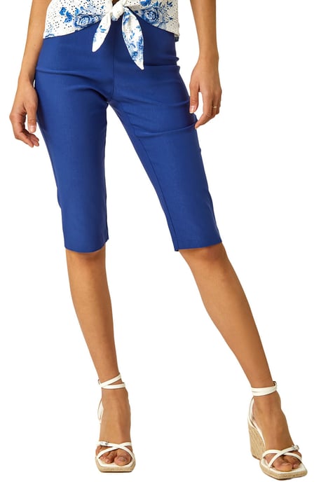 Knee Length Stretch Shorts - Image 1