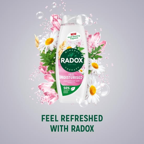 Radox Mineral Therapy Shower Gel Feel Moisturised Mood Boosting Fragrance, 6pk