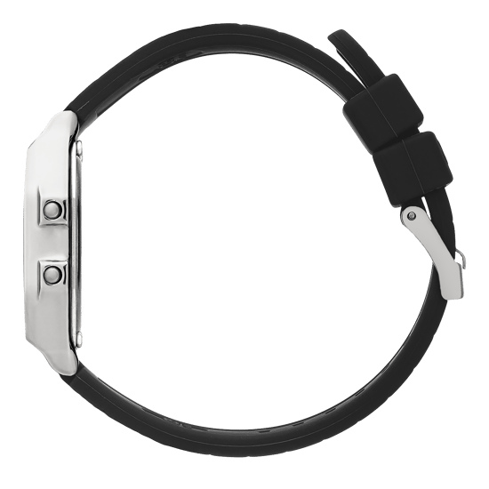 Ice Watch Ice Digit Retro - Black Silver Dames Horloge Zwart 022063 - Image 2