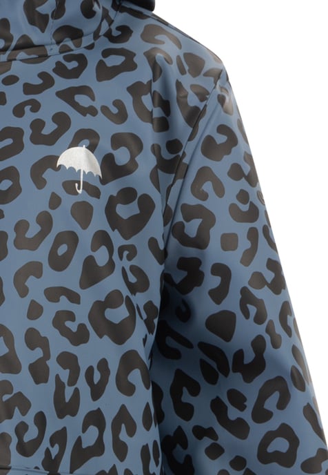 Schmuddelwedda Mackintosh Meisje Blauw grijs zwart Leeuw - Image 3