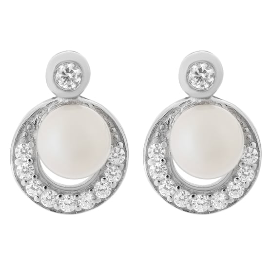 Orphelia Women's 925 Sterling Silver Stud Earrings - Silver ZO-5183