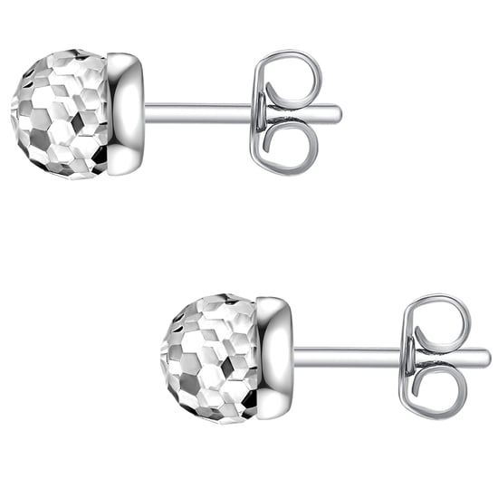 Stud earring sterling silver embellished with swarovski crystals® transparent Rafaela Donata - Image 2