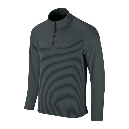 Nike Heren Vapor Half Zip Top (Donker rookgrijs/zwart) - Image 3