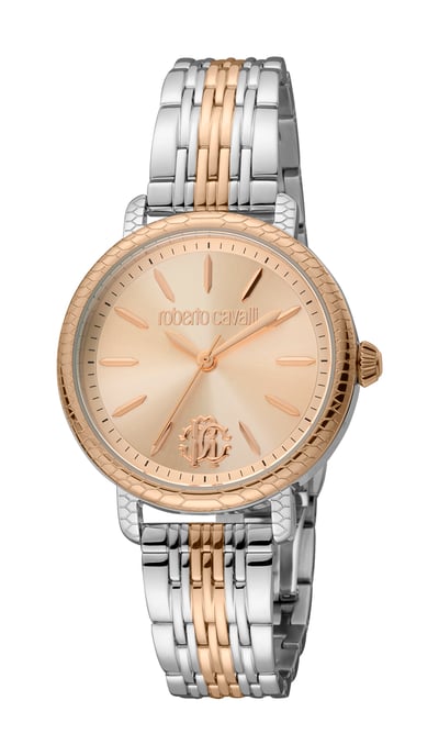RC5L034M0095 Roberto Cavalli 4894626189777 Womens Quartz Rose Gold Stainless Steel 5 ATM 32 mm Watch - Image 1