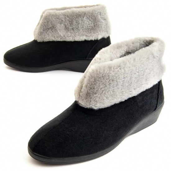 MONTEVITA WEDGE ANKLE BOOT CONFORTDAY8 IN BLACK