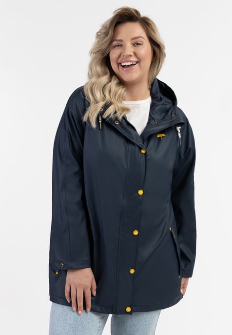 Schmuddelwedda Grote maat regenjas bridgeport Dames marine - Image 3