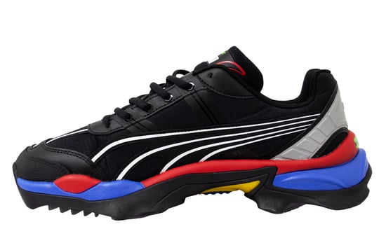 Puma Nitefox Offroad Black Low Lace Up Mens Running Trainers 371498 01