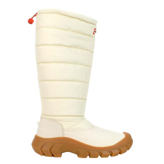 Hunter Interpid Tall Womens White Snow Boots - Image 1