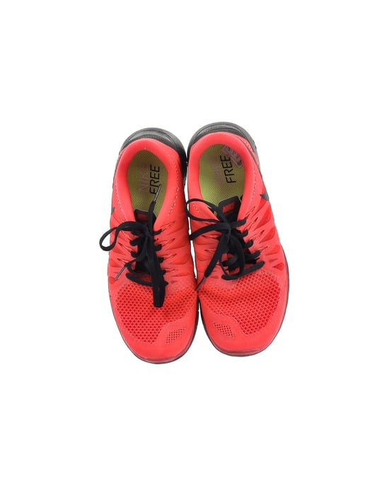 Nike Free 5.0 Running Shoes in Red Mesh - Image 5