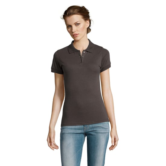SOLS Dames/dames Prime Pique Polo Shirt (Donkergrijs) - Image 3