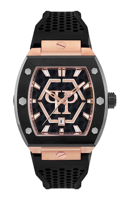 Philipp Plein The Hexagon Phantom Heren Horloge Zwart PWPUA0124 - Image 1