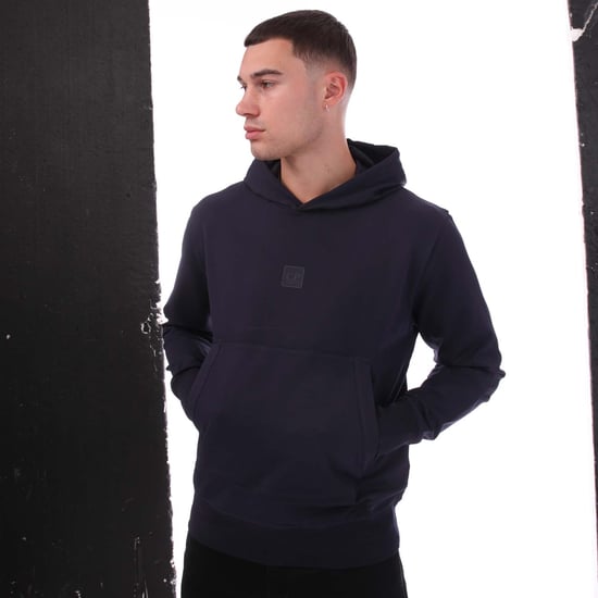 Men's C.P. Company Stretch Jersey Hoodie in Navy