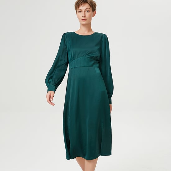 Aangepaste en wijd uitlopende vloeibare blouse -jurk - Image 2