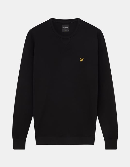 Lyle & Scott Crew Neck Sweatshirt in Black - Image 5