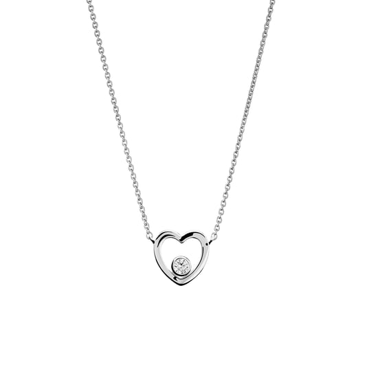 Orphelia 'Mila' Dames 925 Sterling Zilver Set: Ketting + Oorbellen - Zilver SET-7484 - Image 2
