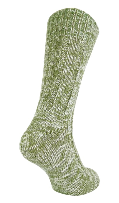 Mens Thick Warm 100% Wool Hiking & Walking Socks | 1 Pair - Image 2