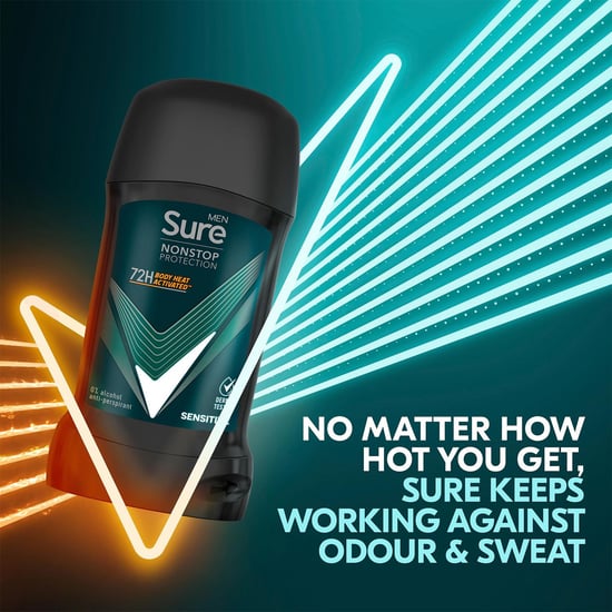 Sure Men AntiPerspirant Deodorant Stick Sensitive 72H Nonstop Protection, 3x50ml - Image 4