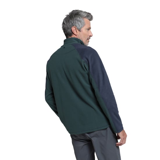 Mountain Warehouse Heren Ashbourne II Half Zip Fleece Top (Kaki Groen) - Image 2