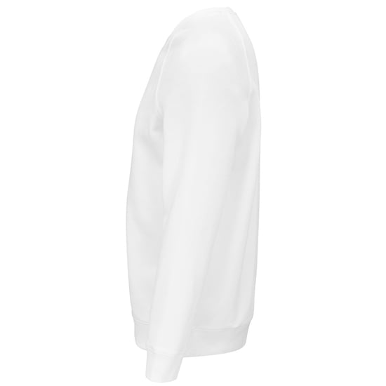 SOLS Unisex Adult Space Organic Raglan Sweatshirt (White)