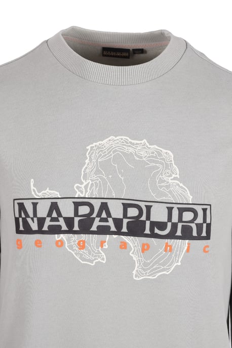 Napapijri B-iceberg Sweatshirt Gray Ghost