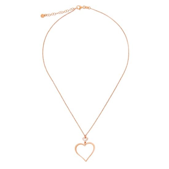 Orphelia 'Alfina' Women's 925 Sterling Silver Chain with Pendant - Rose ZK-7383 - Image 2