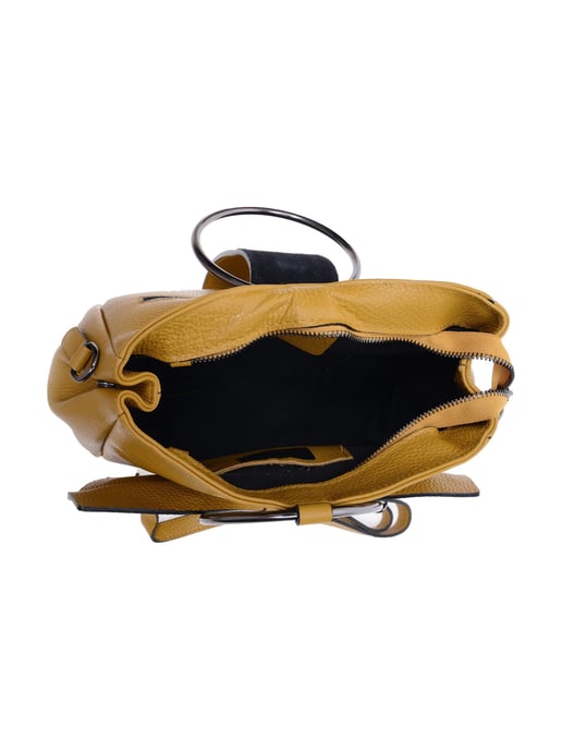 Roberta M SS22 RM 1627 Mustard Leather Bag - Image 3
