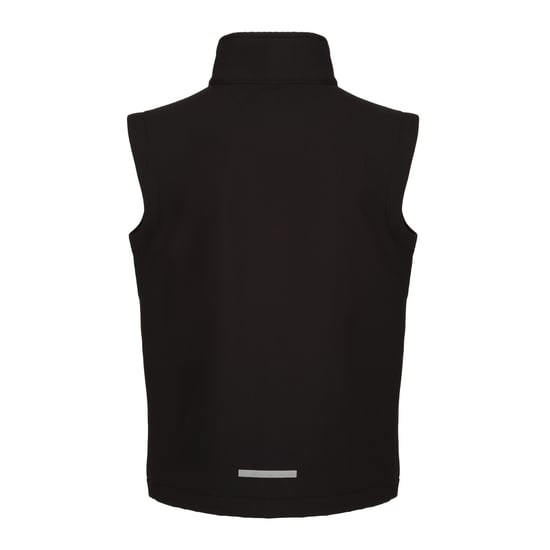 Regatta Childrens/Kids Ablaze Softshell Reflective Gilet (Black)