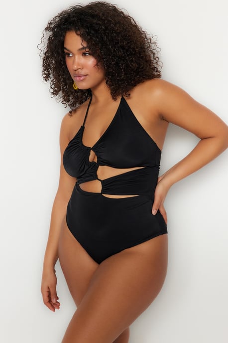 Trendyol Dam Plus Size Baddräkt - Image 4