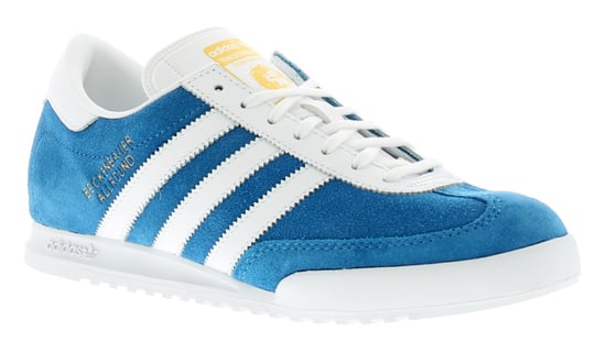 New Mens/Gents Blue/White Adidas Originals Beckenbauer Trainers - Image 1