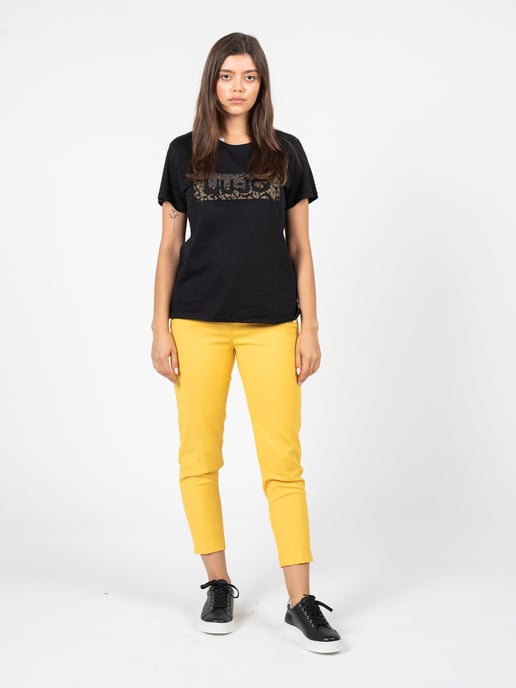 Liu Jo Trousers Lungo Woman's Yellow - Image 2