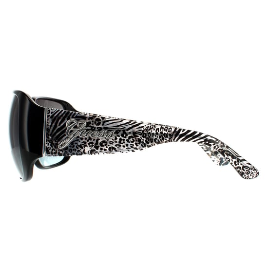 Guess zonnebril gu7682 01b glanzende zwarte rookgrijs gradiënt - Image 3