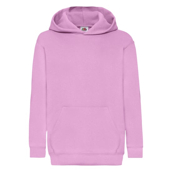Fruit Of The Loom Childrens Unisex Hooded Sweatshirt / Hoodie (Light Pink) - Image 1
