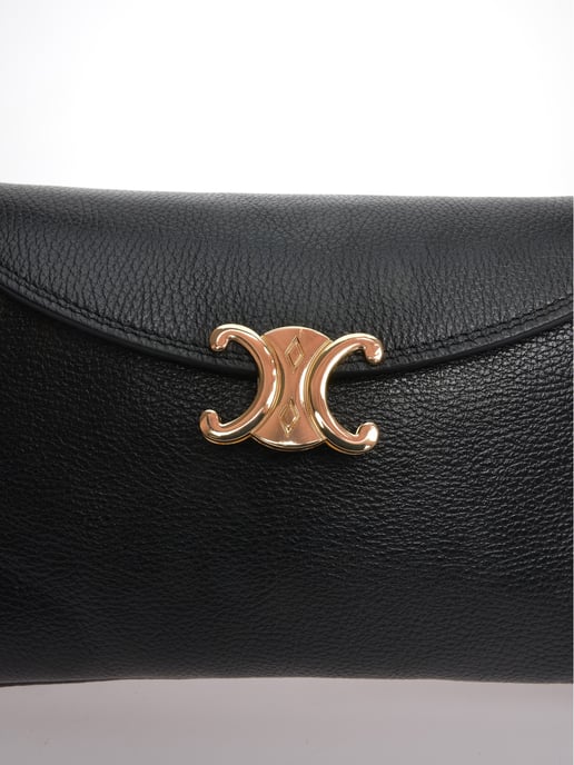 Anna Luchini Black Leather Bag