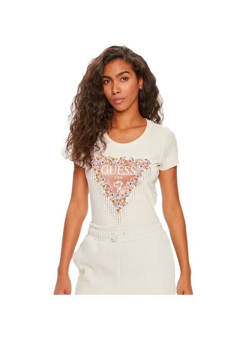 Guess dames T-shirt met bloemenprint - Image 1