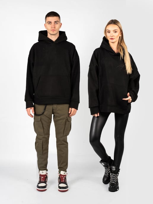 La Haine Inside Us Sweatshirt Unisex-LM054 Woman's Black - Image 2