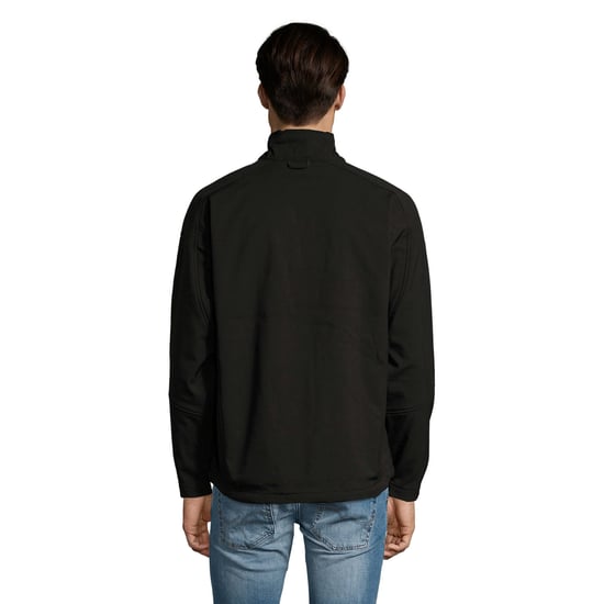 SOLS Heren Relax Soft Shell Jas (Zwart) - Image 2